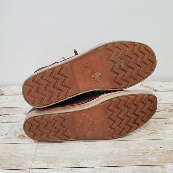 Nike Carico Boots Mid LTR 2012 LaceUps Brown Orange Womens Size 7.5 - 530910 010 - Picture 11 of 11